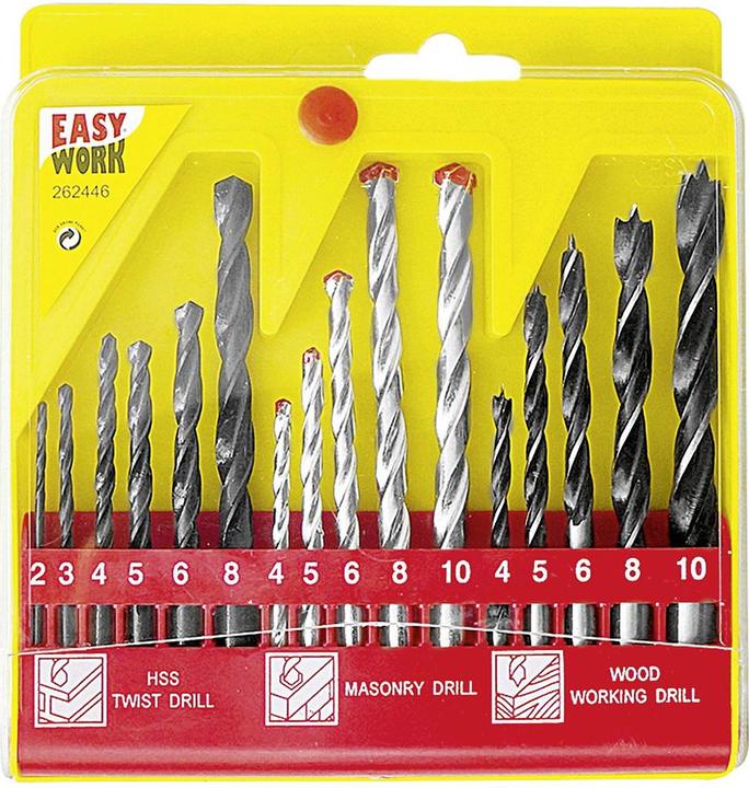 Easy Work Set di trapani combinati (4 - 5 - 6 - 8 - 10 mm)