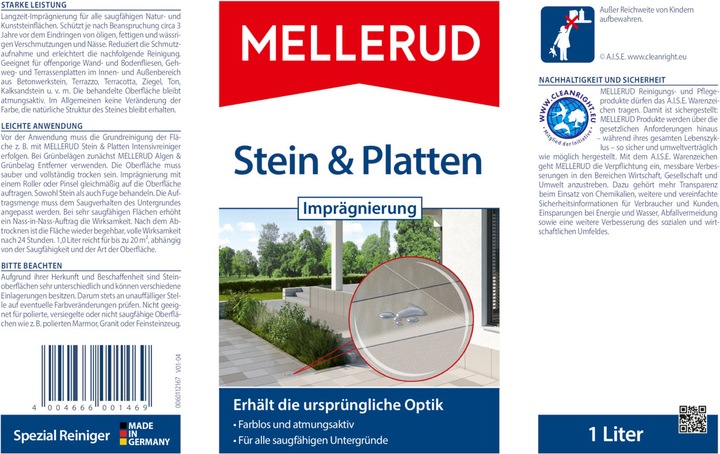 Image du produit Mellerud Pierres & dalles Imperméabilisant