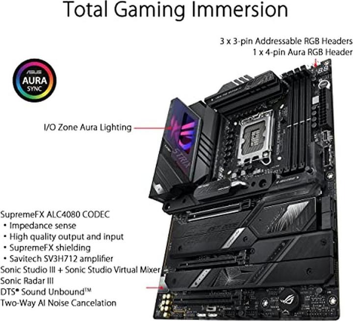 Produktbild ASUS ROG Strix Z790-E Gaming Wifi (LGA 1700, Intel Z790, ATX)