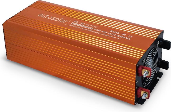 Produktbild Autosolar 4000 Watt 24V mit Bypass Wechselrichter
