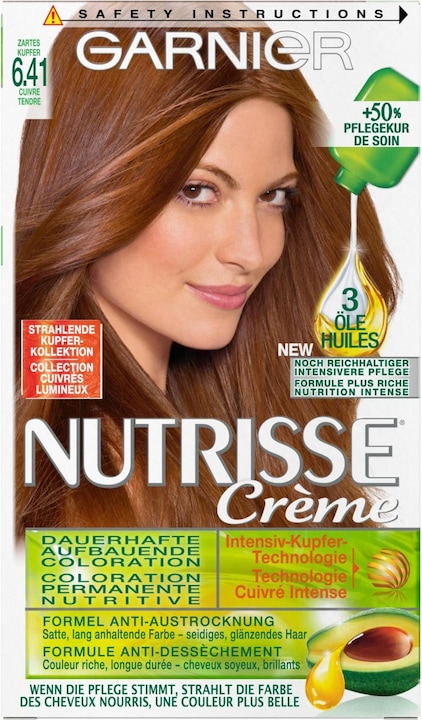 Produktbild Garnier Nutrisse Crème (6.41 Zartes Kupfer)