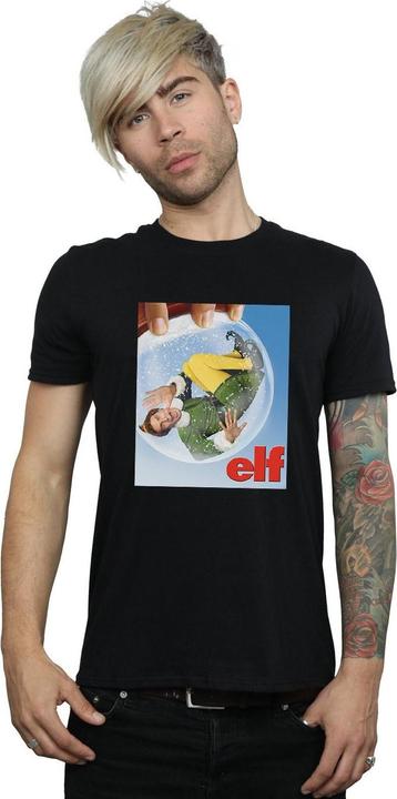 Immagine prodotto Elf Snow Globe Poster Maglietta Uomo (4XL)