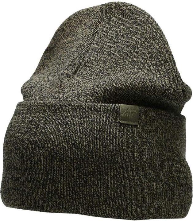 4F žiemos Cap H4Z22-CAM005 Khaki melanžis R. L