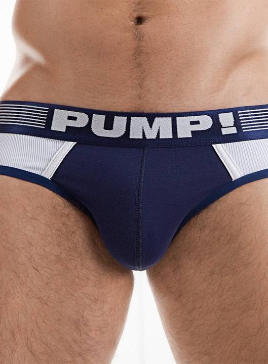 Pump! Ribbed Brief Navy