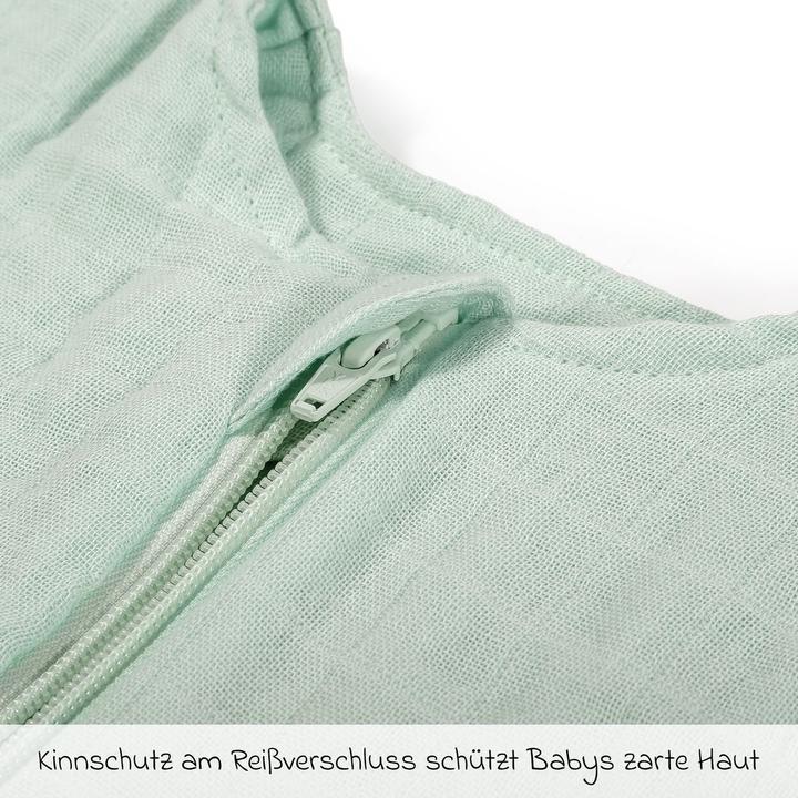 Produktbild Makian Schlafsäcke Musselin-Schlafsack - Mint - Gr. 60 cm (90 cm, 1.0 TOG, Sommer)