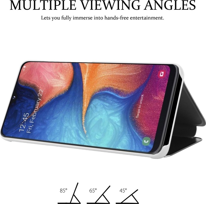 Immagine prodotto Cadorabo Copertina per specchietto retrovisore Smart View a libro (Samsung Galaxy A10e)