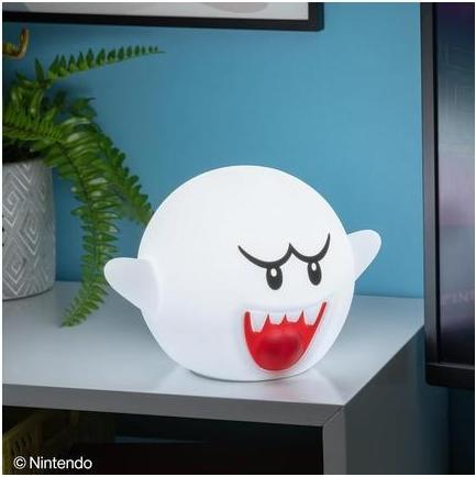 Productafbeelding Paladone Products Super Mario Squishy Glo siliconen lichtje Boo 14 cm
