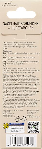 Produktbild dm ebelin Nagelhautschneider und Hufstäbchen