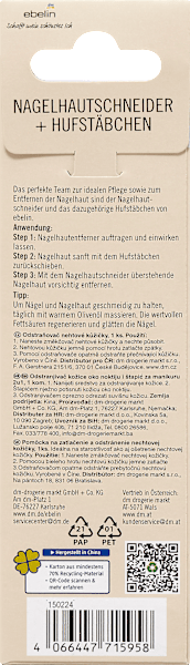 Produktbild dm ebelin Nagelhautschneider und Hufstäbchen