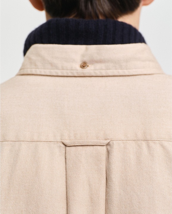 Produktbild GANT fanne-hemd herringbone (L)
