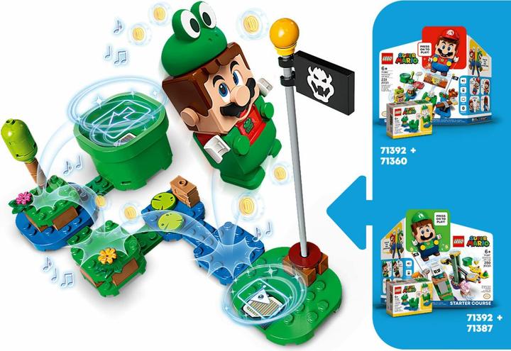 Actual product image LEGO Super Mario 71392 Power Up Pack: Frog Mario (71392, LEGO Super Mario)