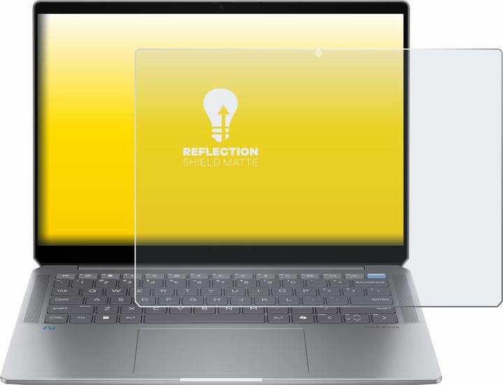 Actual product image upscreen Protective film Screen protector Matt anti-reflective film (14")