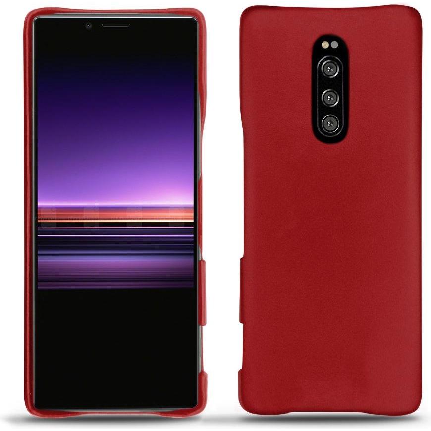 Noreve Lederschutzhülle (Sony Xperia 1), Smartphone Hülle, Rot