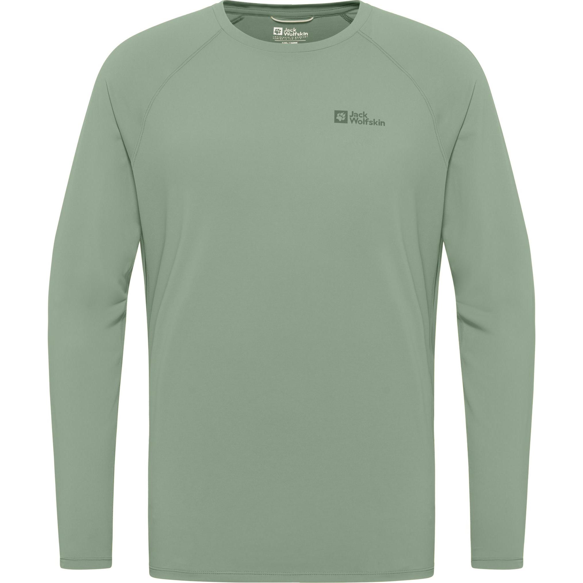 Jack Wolfskin, Herren, Sportshirt, Prelight Swift Ls M (L), Grün, L
