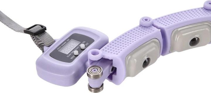 Produktbild HMS Hhm14 Hula Hoop Violett Magnetisch Mit Gewicht + Zähler (43 cm, 400 g)