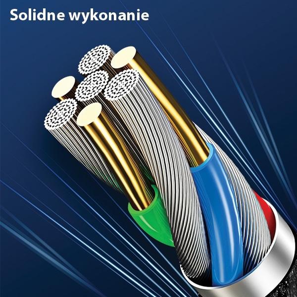 Immagine prodotto Usams Cavo USB-A - microUSB, 1,2 m nero (63821-uniw) (1.20 m, USB 3.0)