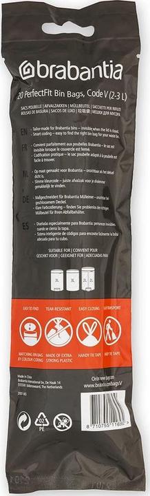 Actual product image Brabantia PerfectFit Bags (10x, 3 l)