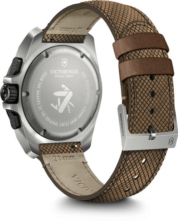 Produktbild Victorinox I.N.O.X. Chrono 43, SIR, BLK dial,BRN structured m (Chronograph, Swiss Made, 43 mm)