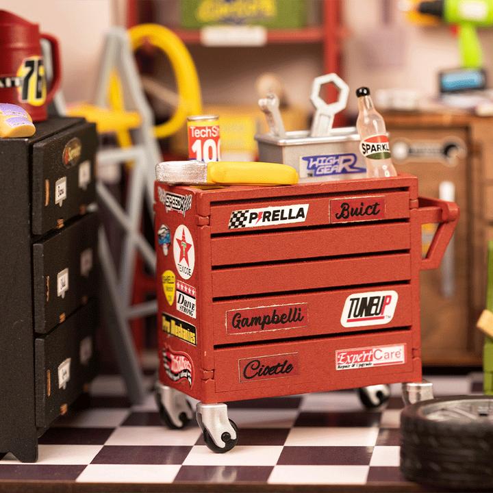 Actual product image Rolife Garage Workshop - Miniature house