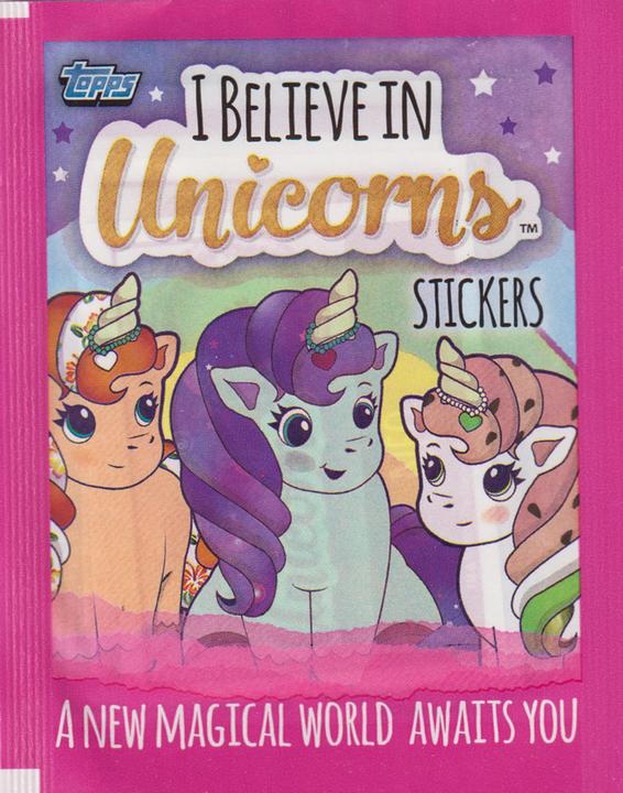 Topps - I believe in Unicorns - Sammelsticker - 1 Tüte