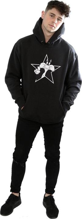 Produktbild Looney Tunes Sylvester Mono Star Kapuzenpullover (L)