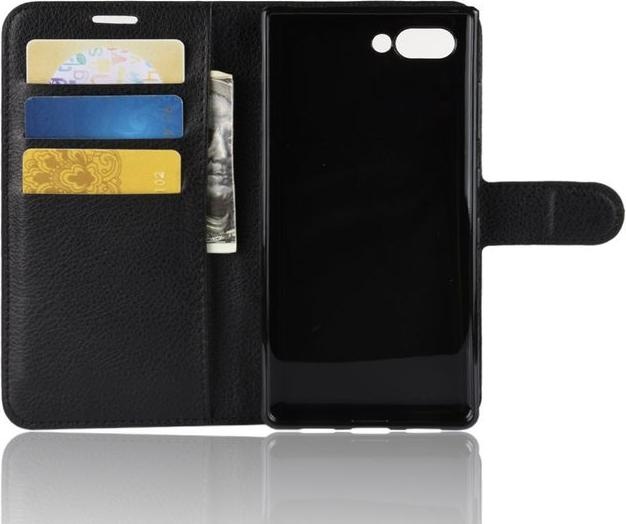 Produktbild MU Classic Litchi Leder Bookcover Series (Blackberry KEY2)