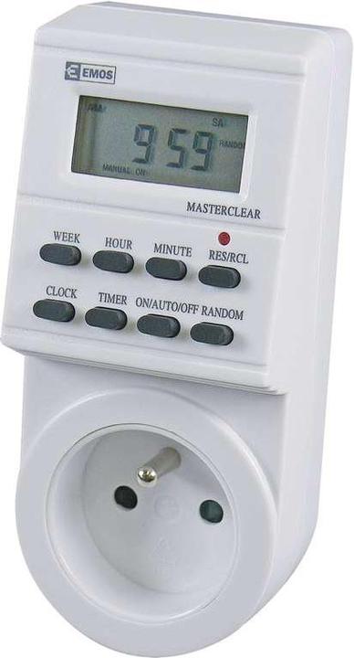 Productafbeelding Emos DigitÃ¡lnÃ spÃnacÃ zÃ¡suvka - dennÃ (P5501)