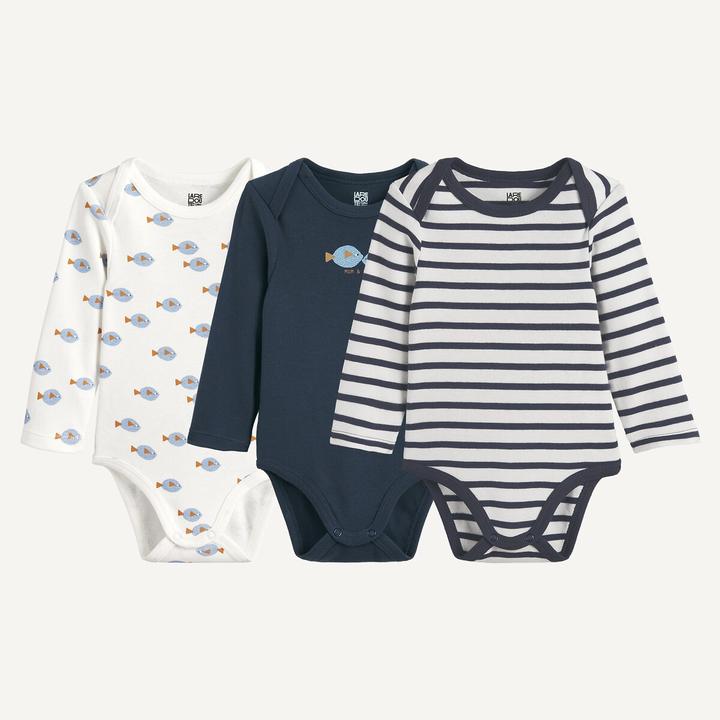 Produktbild La Redoute Collections 3er-Pack Langarm-Bodys (86)