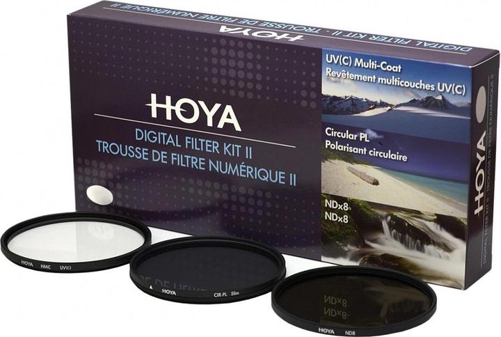 Actual product image Hoya Digital Filter Kit II (77 mm, Neutral density filter, Polarizing filter, UV filter)