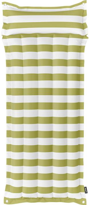 Produktbild Kolma Luftmatratze Stripy Olive/Weiss