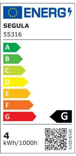Energy Label Segula 55316 LED bulb E14 G (E14, 270 lm, 1x)