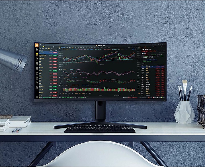 Actual product image Xiaomi Mi Curved Gaming HDMI 34inch 2xDP 2xHDMI (3440 x 1440 pixels, 34")