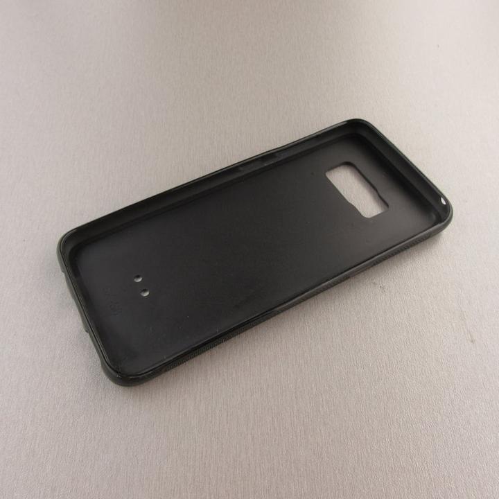 Produktbild PhoneLook Hülle Silikon schwarz Japanese style Dragon Tattoo Red Black (Samsung Galaxy S8)