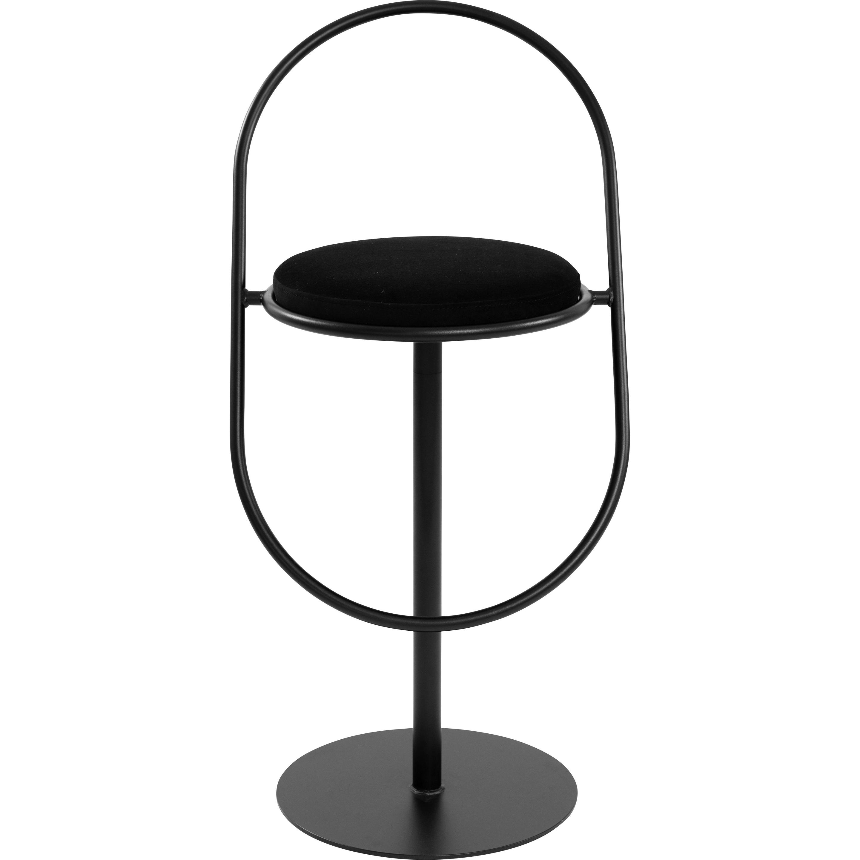 Paperflow, Sgabello da bar, Sgabello da bar SATURNE THSATV.01.01 nero