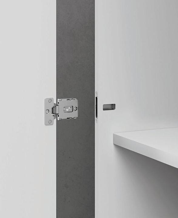 Actual product image Salice Conecta Scharnier, Holztür, vernickelt m