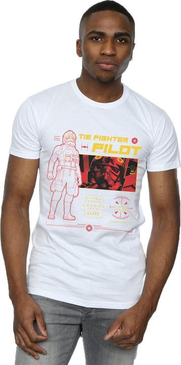 Actual product image Star Wars Mens Tie Fighter Pilot T-Shirt (3XL)