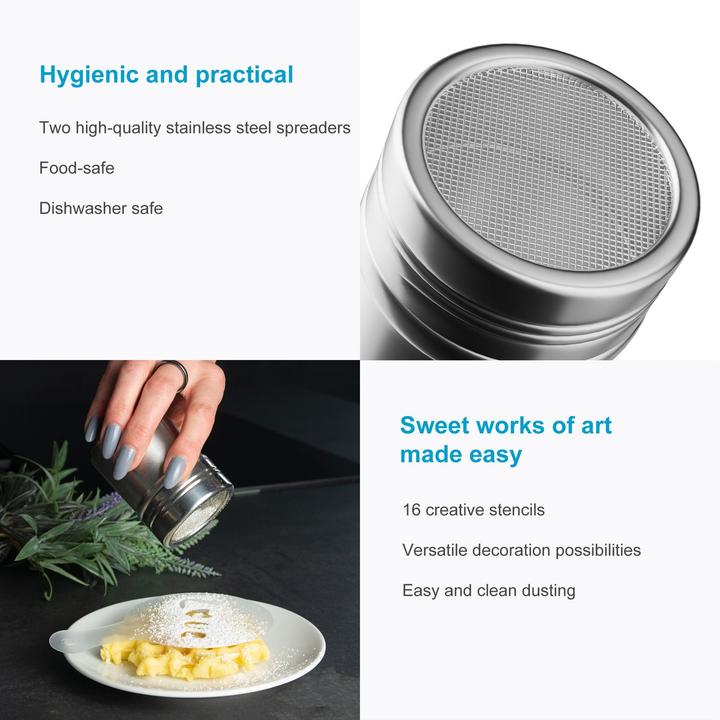 Actual product image Intirilife Powder shaker set