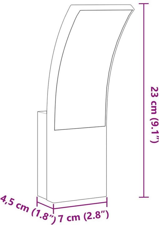 Image du produit vidaXL Aussenwandleuchte (IP54)