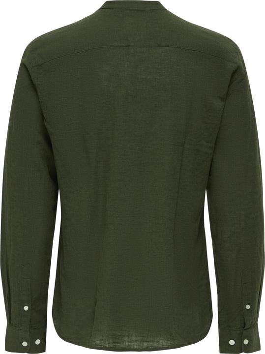 Actual product image Only & Sons Onscaiden Life Ls Solid Linen Mao Noos (XS)