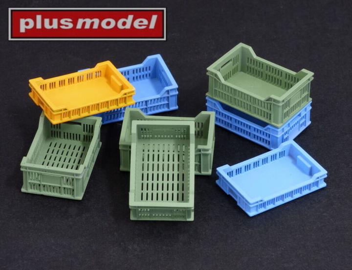 Actual product image Plus Model Perforated plastic crates