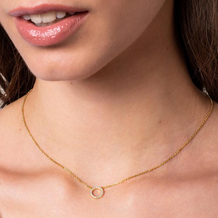 Actual product image Xenox Symbolic Power Engraving Necklace (Silver 925, 40 - 45 cm)