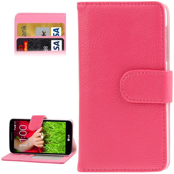 Produktbild König Design Schutzhülle Handyhülle Tasche für LG G2 mini quer Pink (LG G2 Mini)