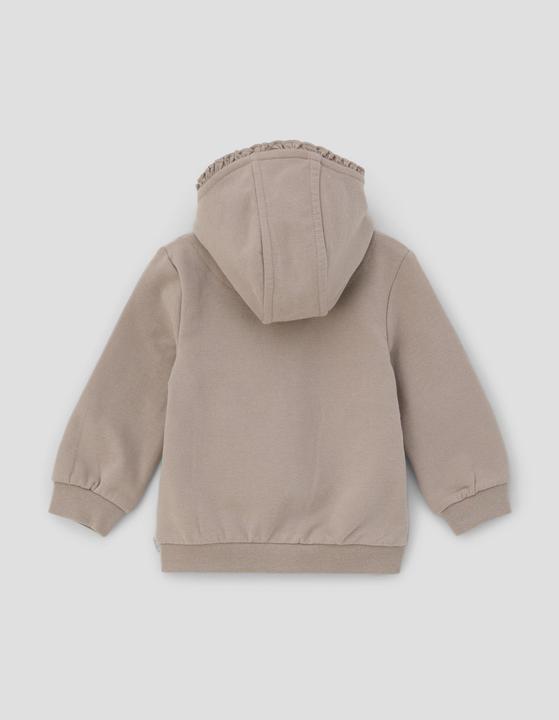 Image du produit s.Oliver Sweatshirt Jacke Kapuzensweatshirt mit Rüschendetails (80)
