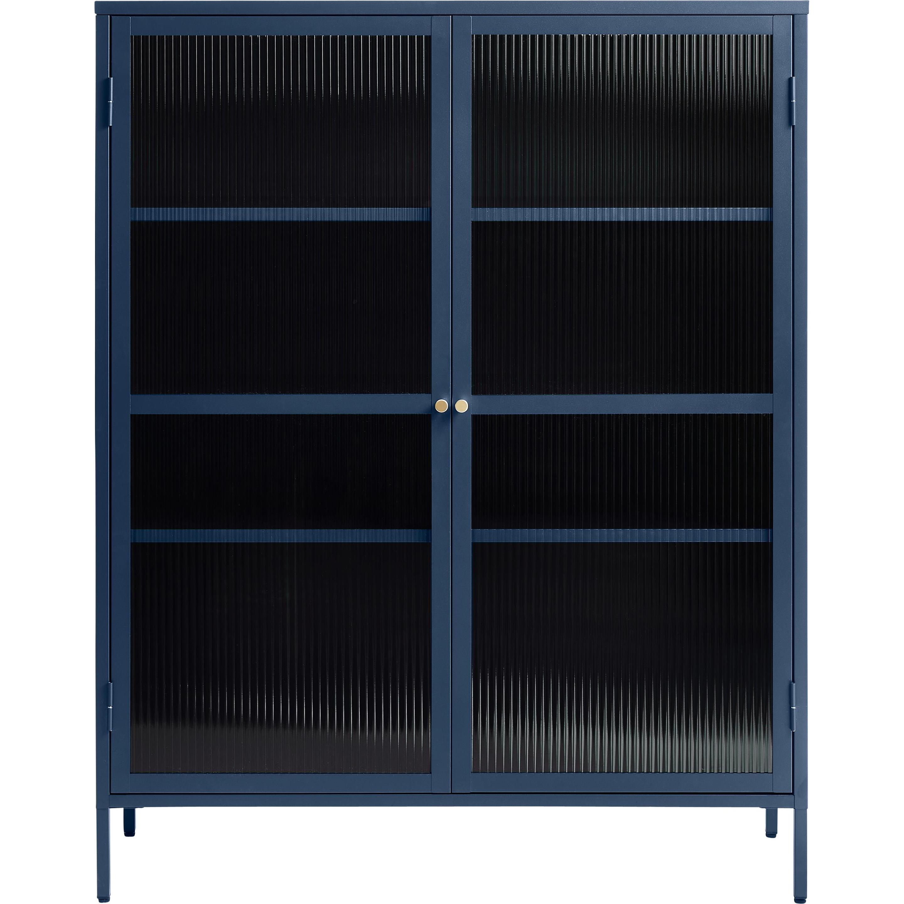 Nordic Touch, Vitrine + Buffetschrank, Borup (111 x 40.5 x 140 cm)