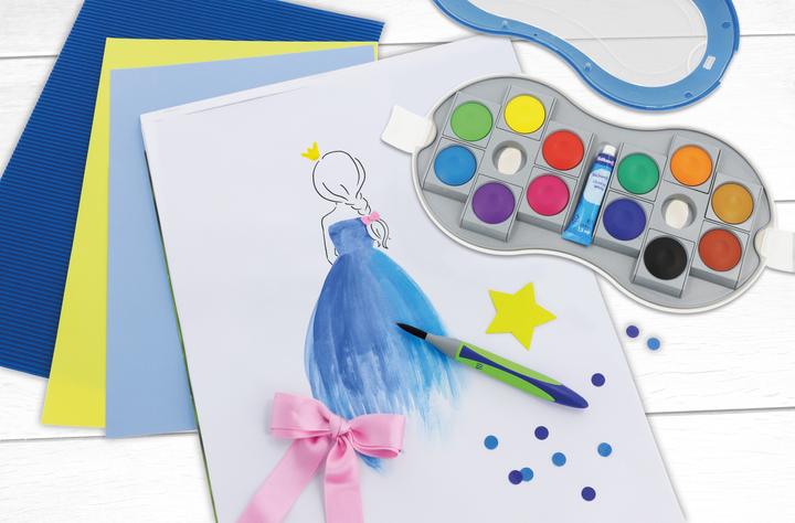 Actual product image Pelikan Cover paint box Space (Blue, 12 ml)