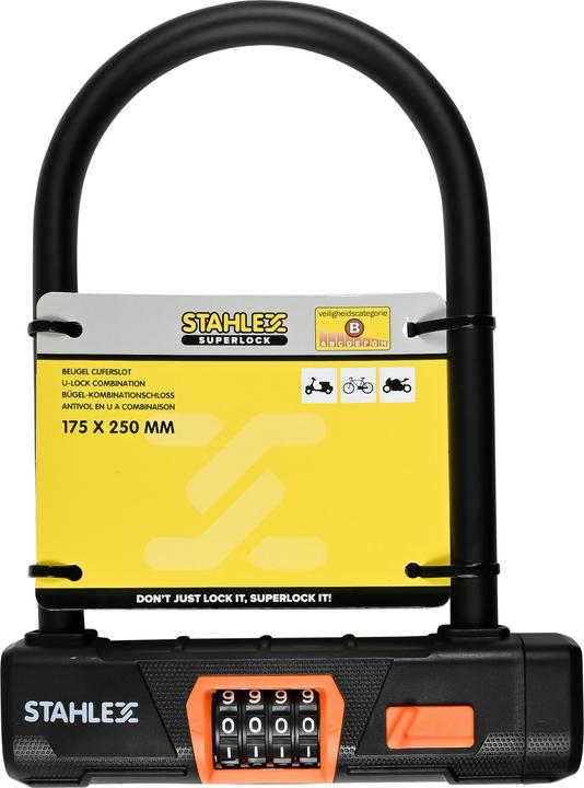 Image du produit Stahlex Antivol en u a combinaison 175 x 250 mm