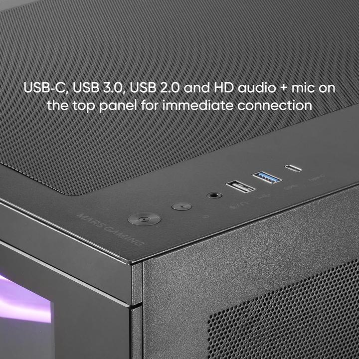 Image du produit Mars Gaming Mc3tcorelcdm (mATX, Mini-ITX)