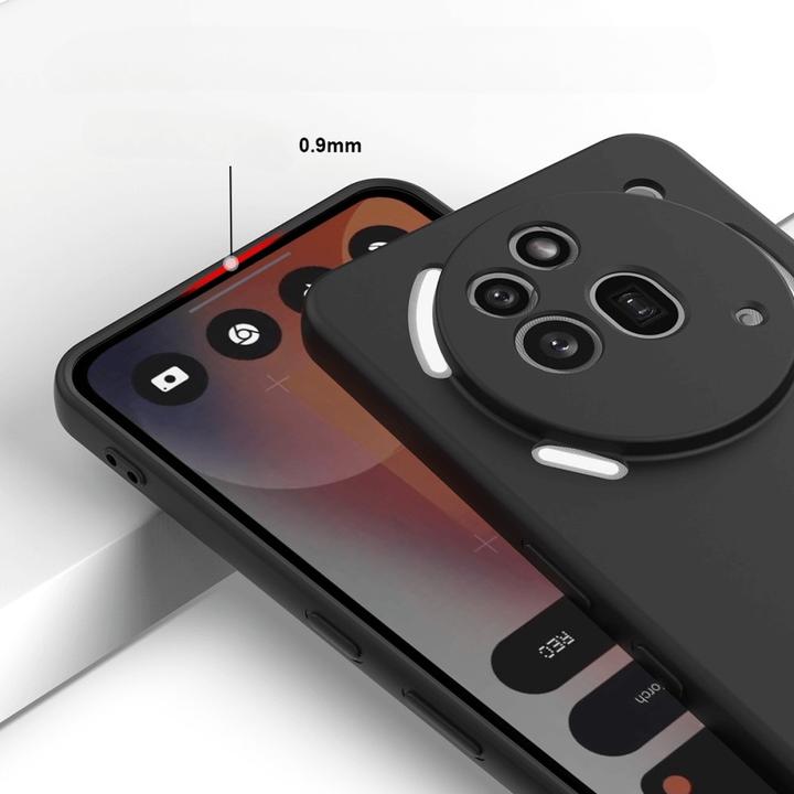 Produktbild Cover-Discount Nothing Phone (3a) Pro - Silikon Gummi Hülle mit Riemen (Nothing Phone (3a) Pro)