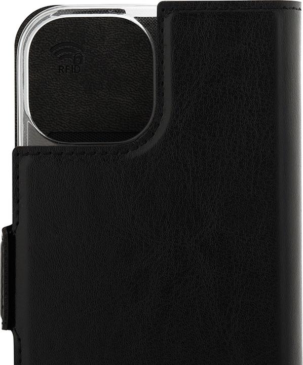 Produktbild Wave BookCase -suojakotelo, MagSafe-yhteensopiva, iPhone 15, musta (Apple iPhone 15)