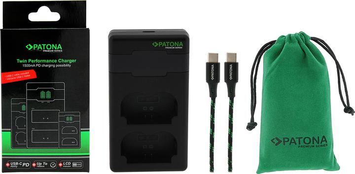 Actual product image Patona Premium Twin Charger. Fuji NP-W235 (Camera battery charger)